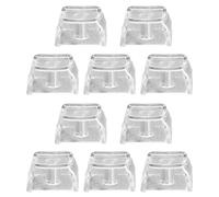 Pjeghbvop 10PCS Keycaps XDA Profile High Transparent Keycap Set For Mechanical Keyboard Keycaps