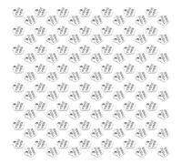 Pjeghbvop 200 Pieces Flower Engraved Letter Pendants, Elegant Alloy Letter Pendants for Custom Accessories, Craft Supplies, one size, As described