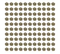 Pjeghbvop 200 Pieces Flower Engraved Letter Pendants, Elegant Alloy Letter Pendants for Custom Accessories, Craft Supplies, one size, As described