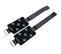 Pjeghbvop 5-Tooth Ice Cleats for Slipping on Snow and Ice Tips, 5-Tooth Winter Snow Traction Crampons, Non-Slip Shoe Cover for Hiking, Silicone Grips, Bag Packaging, One Size