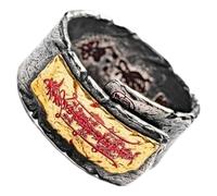 Pjeghbvop Adjustable Rings with Intricate Pattern, Vintage Culture Design, Copper Texture, Suitable for Women, Birthdays, Holidays, Chinese Inspired Copper Rings