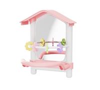 Pjeghbvop Bird Like Glass Deck, Chewable Dental Toy, Polystyrene Building, Easy Installation, Easy Installation, Bird Glass