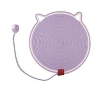 Pjeghbvop Cat Scratching Mat, Self-Supporting Scratching Pad, Cotton Rope for Rest, Round Scratching Post, Various Paws, Training Toy, Claw Grinding