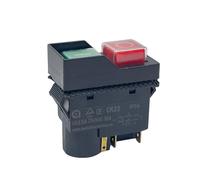Pjeghbvop CK21 Electromagnetic Component Efficient Start Push Button 250V 16A Push Button Plastic Switch for Concrete Equipment Switch
