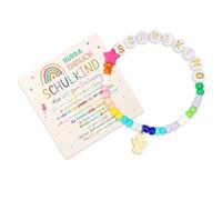 Pjeghbvop Creative Letter Bead Bracelet with/without Pendant Detail, Acrylic Design Bracelet for Teens, Daily Accessories, Lightweight Charm Jewellery, one size, As described