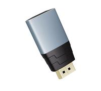 Pjeghbvop Dual Mode DP to HDTV Adapter with 4K and 30Hz Resolution, Aluminum Housing Designs, Supports Mirroring and Extended Viewing