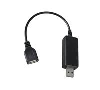 Pjeghbvop Emergency Reinforced Cable for Fingerprint Lock USB Connector Adjustable Voltages from 5.2V to 7.4V to 9.2V USB Increases Performance