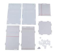 Pjeghbvop Feeding Box Transparent Acrylic Terrarium Container For Spiders Scorpions For Carrier Box Easy To Assembl