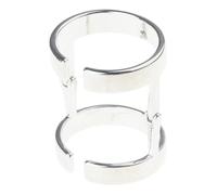 Pjeghbvop Gothic Rock Folding Finger Rings Double Loop Long Jewellery Fashion Joint Cosplay Costume Double Loop for Jewellery Making