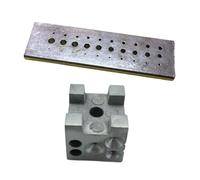 Pjeghbvop High Efficiency 30-Hole Alloy Drill Tool, Carving Drill Holder for Watchmakers and Jewellery Repair Maintenance Tasks Jewellery Drilling Tool, Punching Board And A