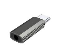 Pjeghbvop No Driver Required Type C to 3.5mm Female Adapter, Stereo Sound, Alloy Texture for Computer Devices, USB C Sound Jacks