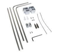 Pjeghbvop Non-toxic aquarium light mounting systems, rust-proof aluminium, adjustable arm, suitable for various standard aquariums, adjustable LED light holders