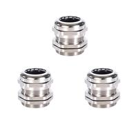 Pjeghbvop Pack of 3 strong metal cable with waterproof seal, stable moisture protection, easy installation for installations in harsh environments, erosion-resistant cable