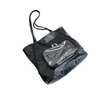 Pjeghbvop Practical Shoulder Bag for Working Women, Backpack, PU Underarm Bags, Fashionable Handbag, Spacious Pendulum Bag, Daily Use, Travel Shoulder Bag, black, Einheitsgröße, Mass Beauty