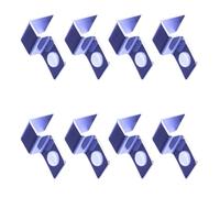 Pjeghbvop Practical Tank Cap Clips, 8 Pieces, Rustproof, Glass Cover Holder for Aquariums, Clamps for Frameless Aquariums, Secure Fixing of Aquarium Glass Lid Holders