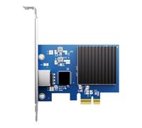 Pjeghbvop Silents 10G PCIe4.0 Network Adapter, 16Gbps Transmission, RTL8127 Chip, Low Power Consumption, Passive Cooling, PXE and Wake on Support, No Hard Drive Required, PCIe NICs