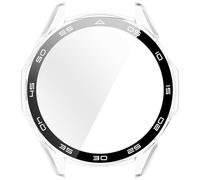 Pjeghbvop Smart Watch Case, Scale Marking Case with Screen Protector for Watch GT6 46mm, Cover Shell and Film, Scratch Resistant Case, Scratch Resistant Watch Cover