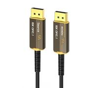 Pjeghbvop Stable Signals Fiber Optic Cable 54Gbps UHD Support 16K@30Hz 8K@60Hz@240Hz Monitors VRS Gaming Monitor Fiber Optic Cable