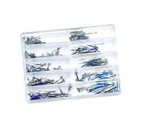 Pjeghbvop Stainless Steel Hands Set for Precise Time Keeping and Compatibility with Easy to Install Design Stainless Steel Pointer Set, Silver Blue