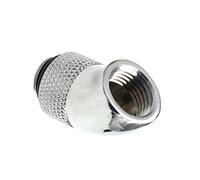 Pjeghbvop The 45 degree angle adapter connector made of metal for water cooling improves cooling, pressure-resistant metal connection adapter