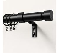 PJExim Curtain Poles 25mm Diamete with 3 Brackets and 8 Hooks (81-236CM)