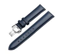 PJFSQAD 16mm18mm19mm20mm21mm22mm23mm SoftStrap Fit For Citizen/Fit For Rossini Quick Release Men's Women's Universal Watch Band(8802Dark bluesilver,20mm)