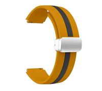 PJFSQAD 18MM 20mm 22mm Strap Fit For Samsung Galaxy Watch 6 5 4 44MM 40mm Band Active 2 Gear S3 Magnetic Button Bracelet Universal Correas
