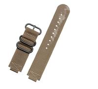 PJFSQAD 18mm Fit For Casio PRG-250 PRG-260/500/550 watch strap PRW25500/5100/5000/3500 nylon watchband men's waterproof breathable wristband(Khaki black)
