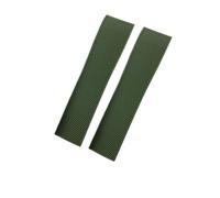 PJFSQAD 19mm 20mm 21mm Rubber Watchband Fit For Longines Master Conquest HydroConquest L3 Black Gray Blue Silicone Watch Strap(Green Without Buckle,19mm)