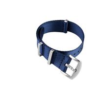 PJFSQAD 20mm 22mm Dark blue gray Khaki nylon strap Band Men's Fit For Omega For Seahorse For mido For Casio For Seiko NO 5 Samsung Galaxy Sports watchband