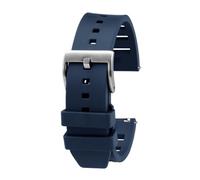 PJFSQAD 20mm 22mm Quick Release Soft Fluororubber Watchband Fit For Breitling Avenger Super Ocean Silicone Watch Strap Accessories(Blue sk,22mm)