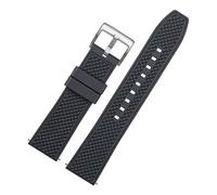 PJFSQAD 20MM 22MM Universal Fluoro Rubeer Watch Band Fit For R-olex T-issot Silicone Waterproof Strap Breathable Men and Women Accessories