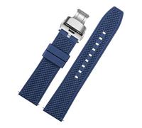 PJFSQAD 20MM 22MM Universal Fluoro Rubeer Watch Band Fit For R-olex T-issot Silicone Waterproof Strap Breathable Men and Women Accessories