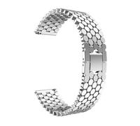 PJFSQAD 22mm 20mm Stainless Steel Strap Fit For Samsung Galaxy Watch 3 45mm Band Gear S3 Active 2 For Huawei Bracelet For Amazfit