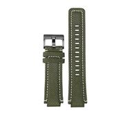 PJFSQAD 24 * 16MM Fit For TIMEX Tide Canvas Convex Strap Male Compass Bracelet T2N721 T2N720 TW2T76500 TW2T76300 Series Nylon Watchband
