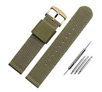 PJFSQAD 24MM Bracelet Fit For Dw For Tissot For Seiko No.5 For Casio For Seagull Duck Watch Strap Men's And Women's Soft Nylon Canvas Watchband