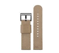 PJFSQAD 24mm Men Nylon Strap Fit For Casio For PROTREK PRW-6600 PRG-600YB PRG-650 GA2000 Quick release Sport fashion Canvas WatchBand Bracelet(Khaki black buckle)