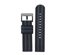 PJFSQAD 24mm Men Nylon Strap Fit For Casio For PROTREK PRW-6600 PRG-600YB PRG-650 GA2000 Quick release Sport fashion Canvas WatchBand Bracelet(Black gray-black)