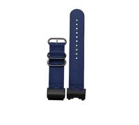 PJFSQAD 24mm Nylon Strap Fit For CASIO For G-Shock For Modified Big Mud King For GWG-1000-1A/A3/1A1GB/GG Canvas WatchBand Outdoor sports Men Accessories(Blue- black bucke)