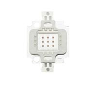 PJFSQAD 2pcs 10W Lamp Bead Diode White/Warm White/Purple/Blue/Red/Green/Plant Grow Light Led Lights Copper Substrate 10Watt LED Chip for SMD(Full Spectrum Light)