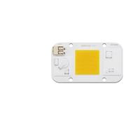 PJFSQAD AC 110V 220V LED Chip COB 50W No Welding Driverless 20W 30W Holder Pink Warm White Cold Fit for Matrix DIY Grow Light Floodlight(3000K with Holder,5 pcs)