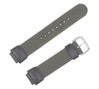 PJFSQAD Arrive 18mm Black Nylon Strap Fit For Casio AE-1200WH AQ-S810W SGW-400H SGW-300H Watchband Pin Buckle Watch Wrist Bracelet