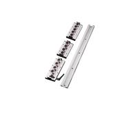 PJFSQAD Built-in Dual-Axis Linear Guide 1/2PCS SGR10 +SGB4 100-1000mm Roller Slider Slide Rail Woodworking Machinery Aluminum Profile(1PC SGR10-SGB4,550mm)