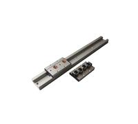 PJFSQAD Built-in Dual-Axis Linear Guide 35mm SGR35 Roller Slide 1 Set: 1/2pcs Length 100-1000mm and SGB 3 and Lock(1PC SGR35-SGB3-lock,600mm)