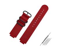 PJFSQAD Convex 16mm watchband Fit For Casio For G-Shock GM110 GM2100 GA900 GBA-800 GBD-800 GA-800 men modified nylon canvas watch strap Bracelet