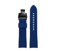 PJFSQAD Curved Silicone Watch Strap Fit For C-asio EFR-303 ECB900 For Citizen For Longines For Mido Rubber Band 20mm 22mm Waterproof Accessories