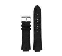 PJFSQAD Fit For Casio Edifice Watch strap EFB-680 ECB-10PB/DP/YD/HR GST-B400 26x14mm 26x12mm Convex men's nylon leather WatchBand
