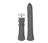 PJFSQAD Fit For Casio Edifice Watch strap EFB-680 ECB-10PB/DP/YD/HR GST-B400 26x14mm 26x12mm Convex men's nylon leather WatchBand