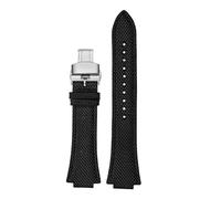 PJFSQAD Fit For CASIO For G-Shock GST-B400 men nylon watch band watchband 14mm Convex breathable Stainless steel Wrist strap accessories