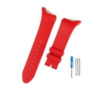PJFSQAD Fit For Hamilton Adventure Elvis Presley Black Man H24655331 H24615331series Oblique Interface Rubber Watchbands 25mm